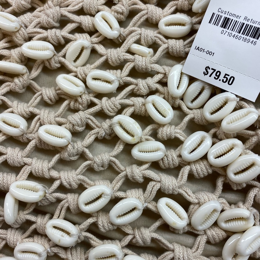 INC Macrame Shell Tote - Picture 4 of 4